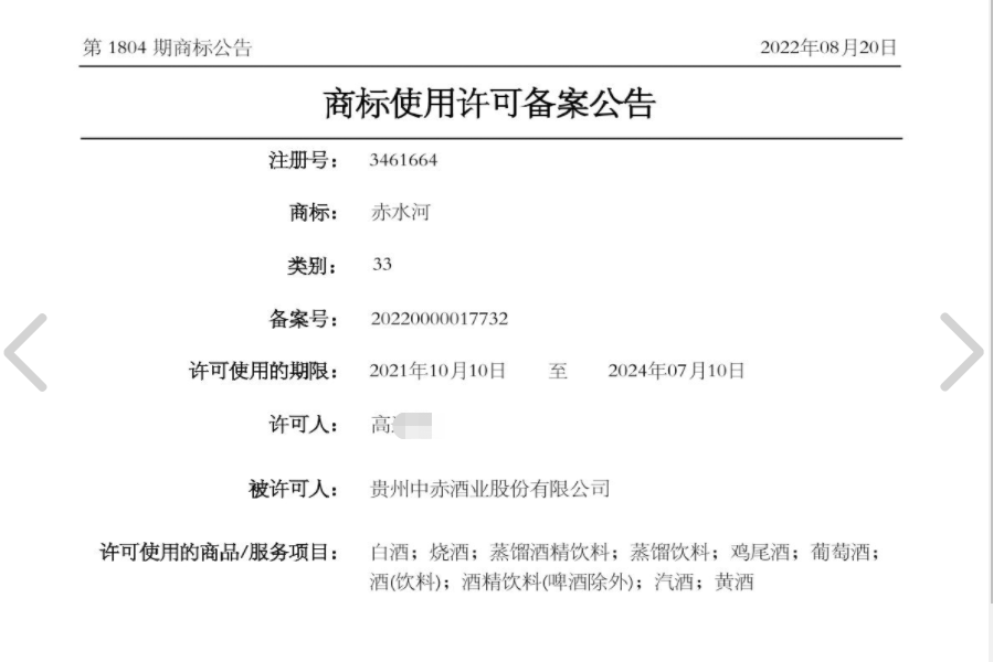 梅西代言白酒,化肥上市公司进军白酒业,赤水河能注册成商标名?