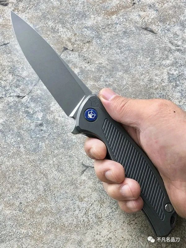 shirogorov俄罗斯熊头 f95r19 blue m390 mrbs 快开折刀