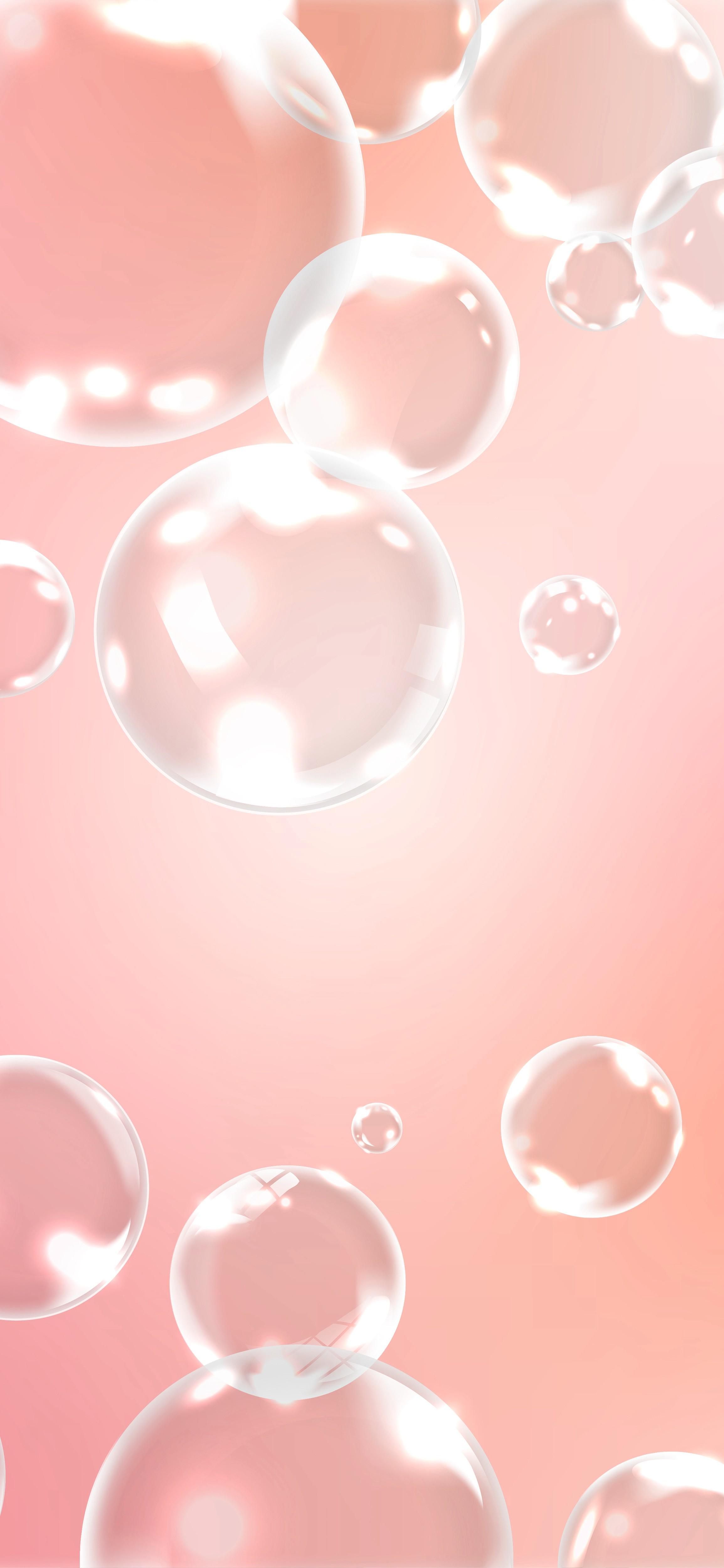 手机壁纸|五颜六色的泡泡