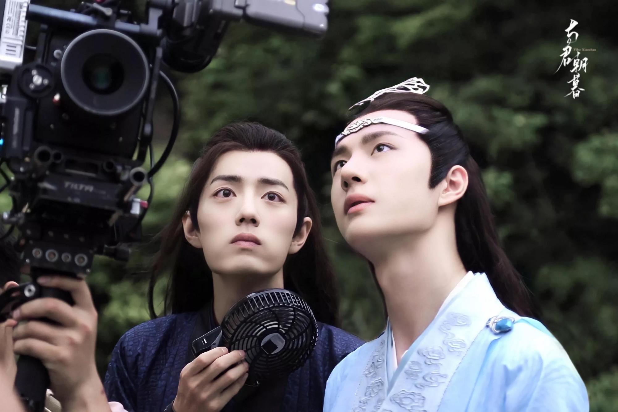 陈情令花絮存图《王一博肖战》陈情令花絮存图