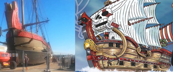 《海贼王》真人剧新片场照:路飞,香克斯海贼船亮相
