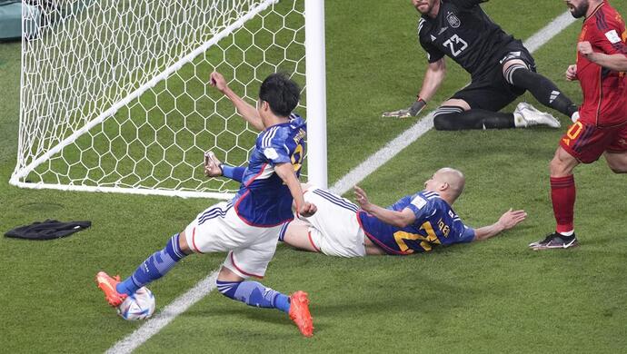 日本队出界球压线1.88毫米,是超精准还是跳大神?