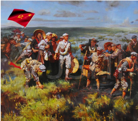 小红军过草地险被饿死,军帽上找到两根针救了大家,建国后成司令