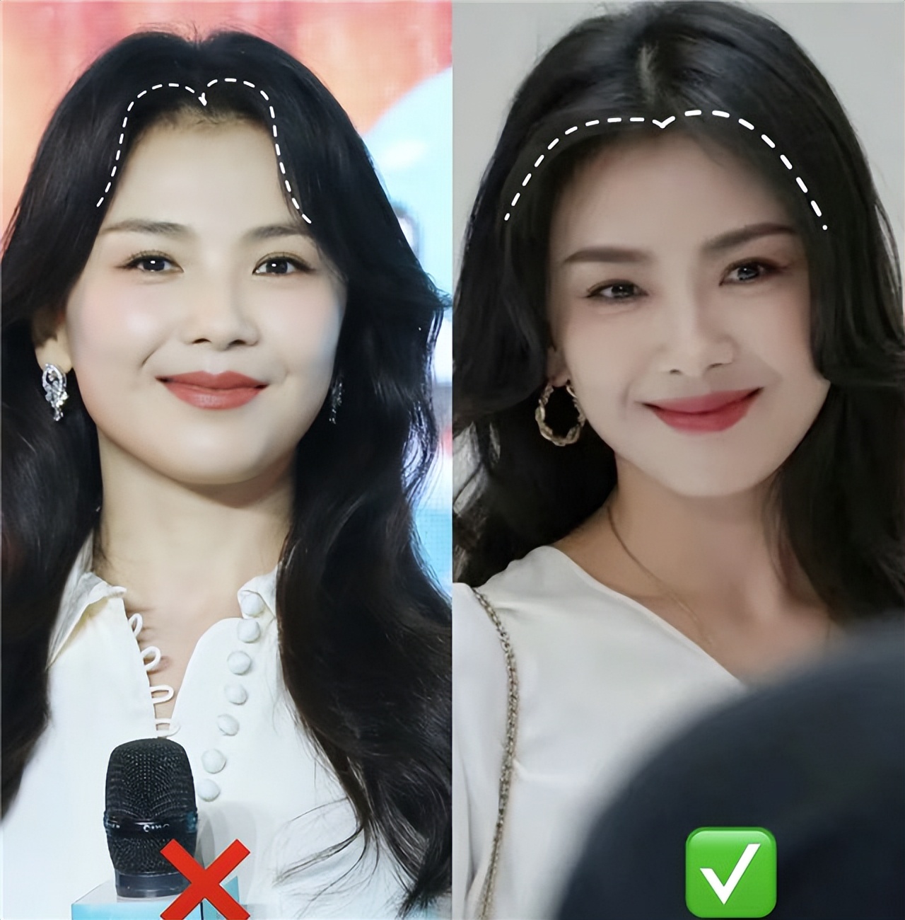 若你是方脸圆脸尽量不要留这3种发型不然显老显脸大没商量