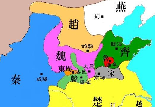 齐楚燕韩赵魏秦是按什么顺序排的