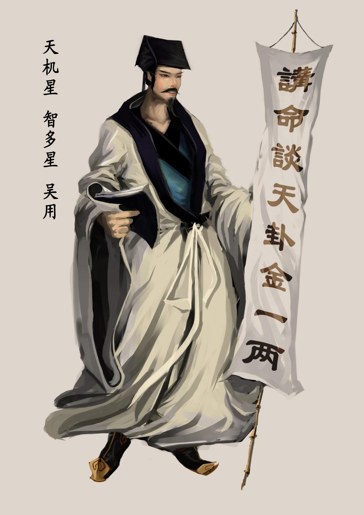 进入水浒世界,浅析人物形象-3. 智多星 吴用