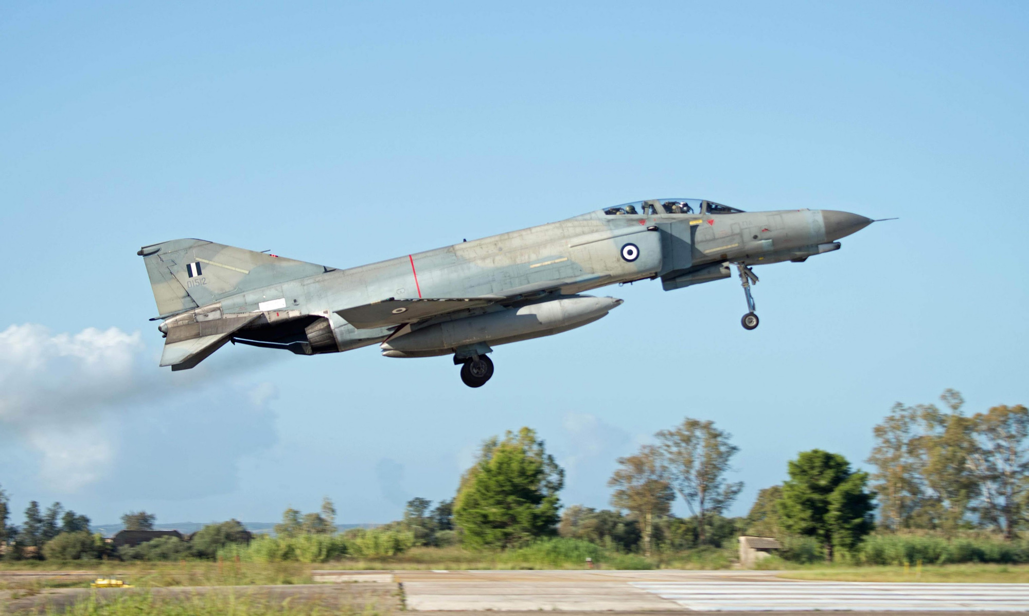 希腊空军"鬼怪"f-4e战斗机2019年联训(87图)