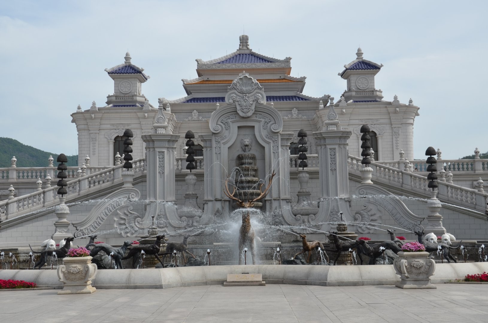 横店圆明园图片全景图片