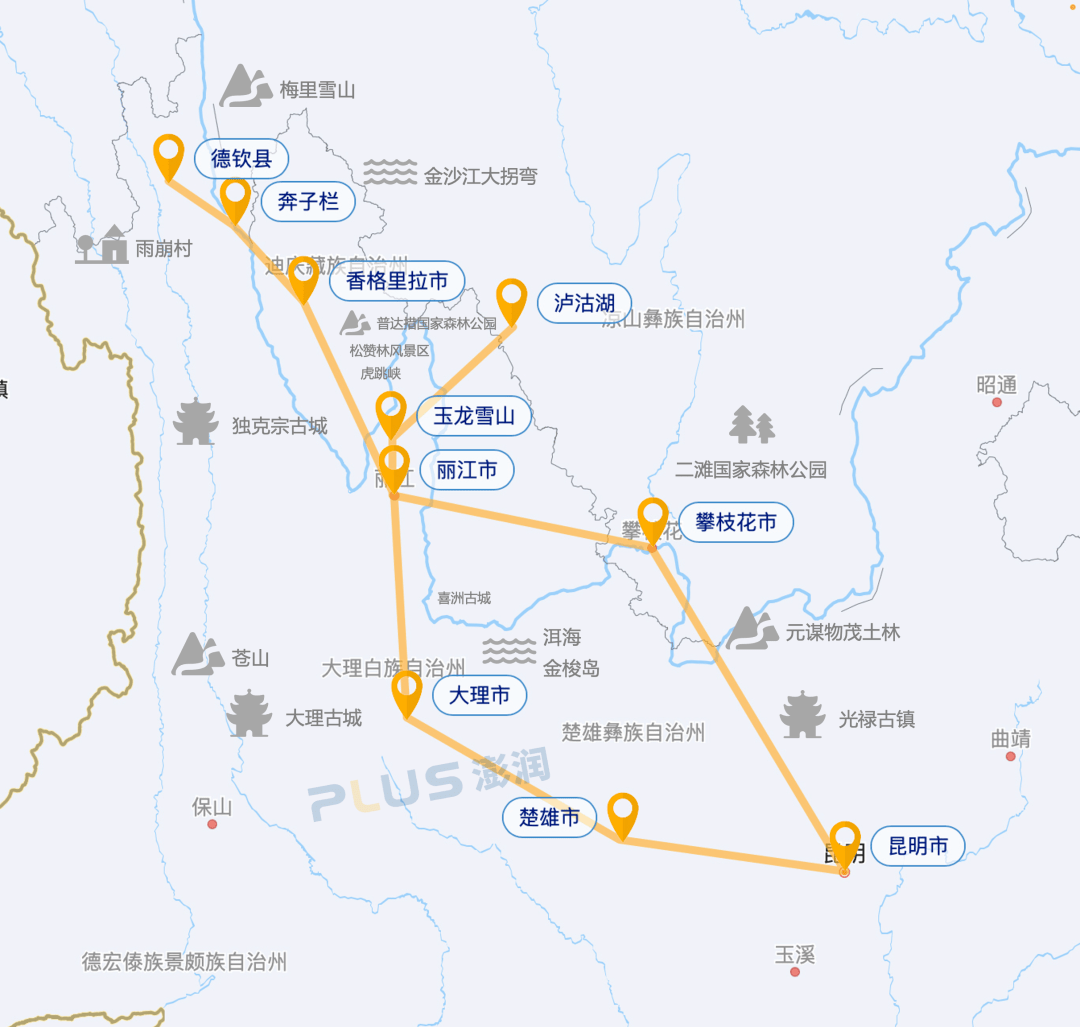 澎润发布|西南旅游环线独家大盘点