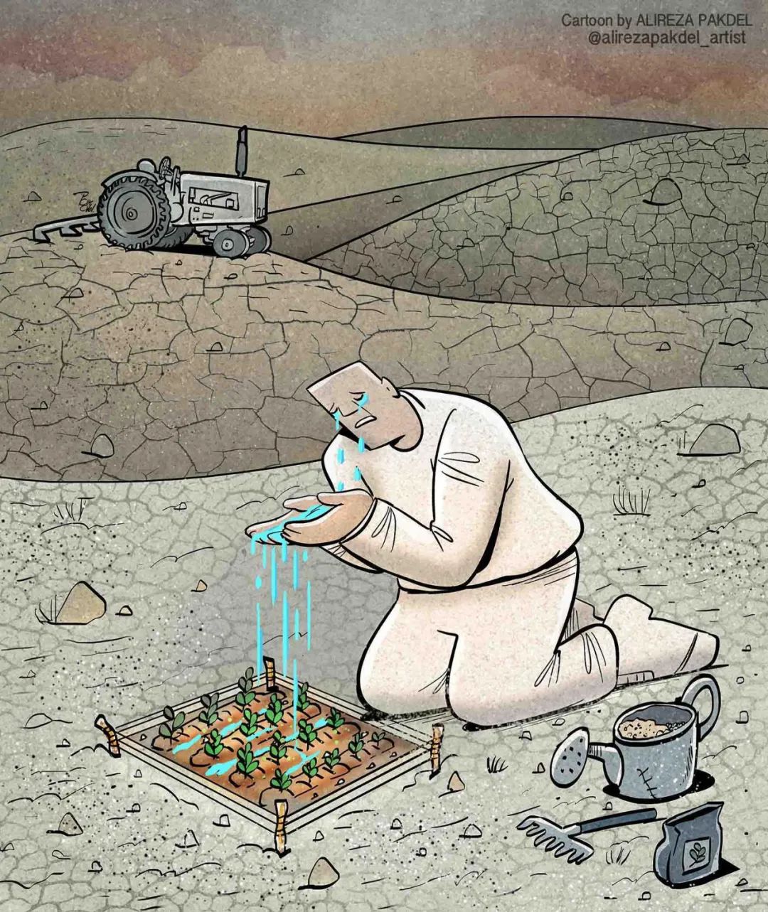 20幅讽刺人性的插图,看完第一幅,就不忍心看下去了