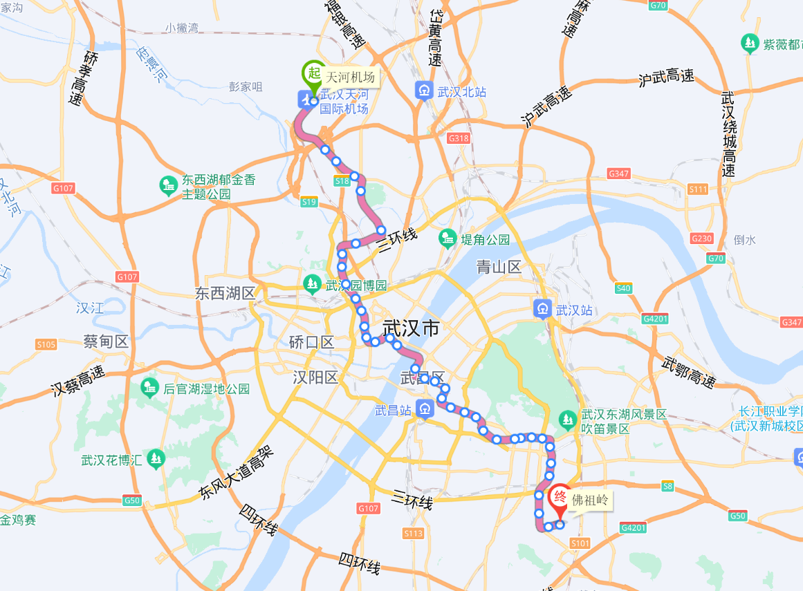 武汉11号线地铁 路线图图片