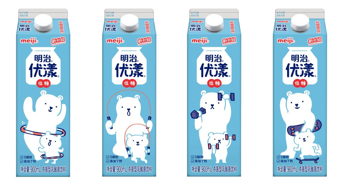 低糖也美味,"明治优漾低糖杀菌型乳酸菌饮品"上市!