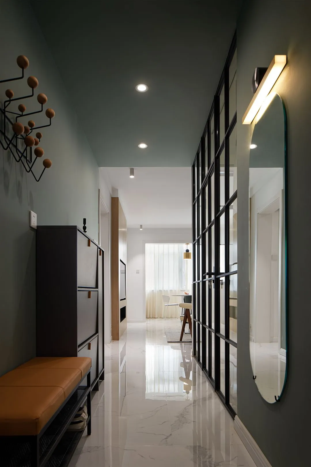 北京90㎡四口之家,巧用玻璃隔断两房变三房,多出一个儿童娱乐区