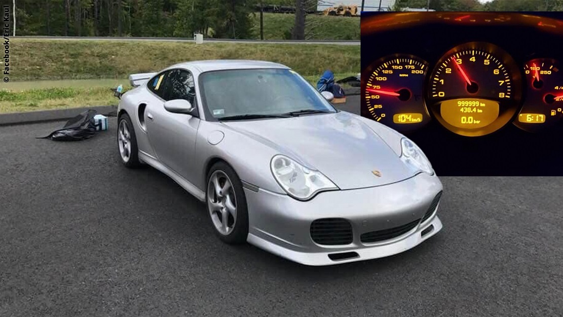 保时捷 911(996)涡轮增压的里程超过 100 万公里?