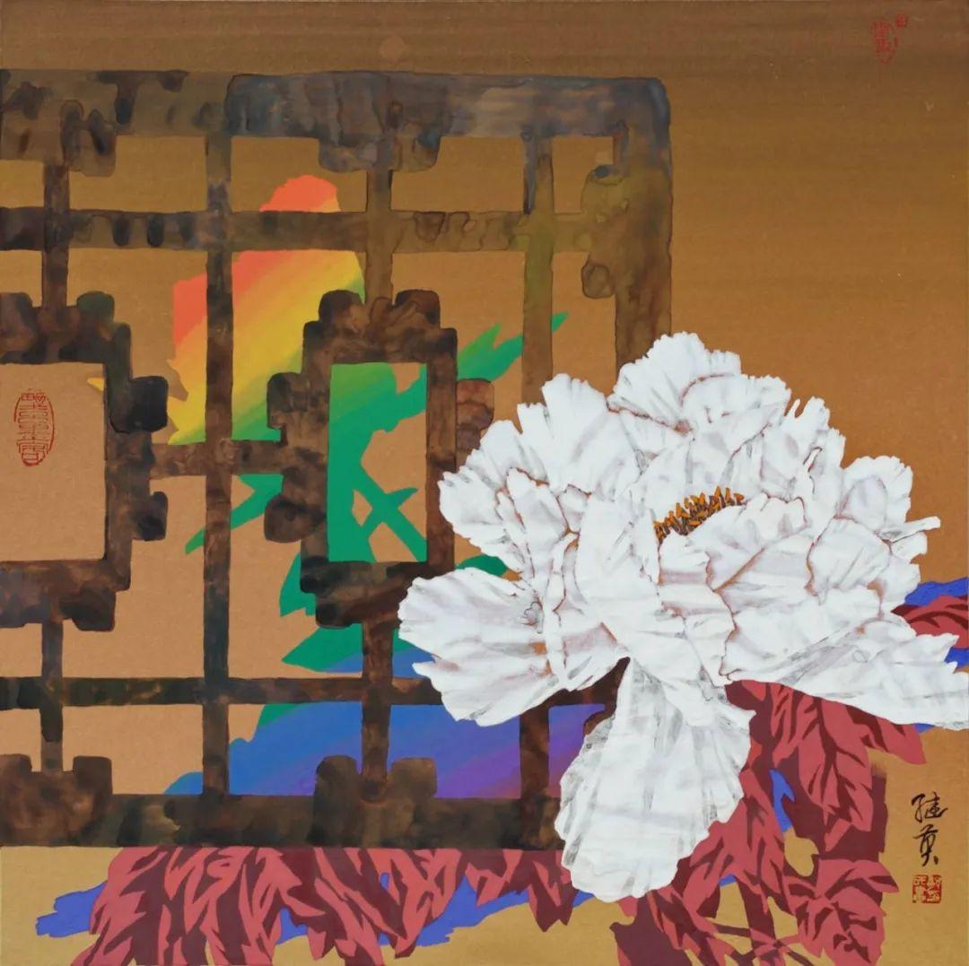 「津门网」郭继英:重彩画的随类赋彩