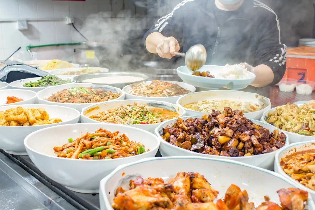 浙江工业大学美食诱惑,食堂多得都不知道吃啥好!