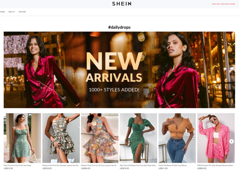 希音shein平台化大获成功,首批入驻的卖家爆卖!