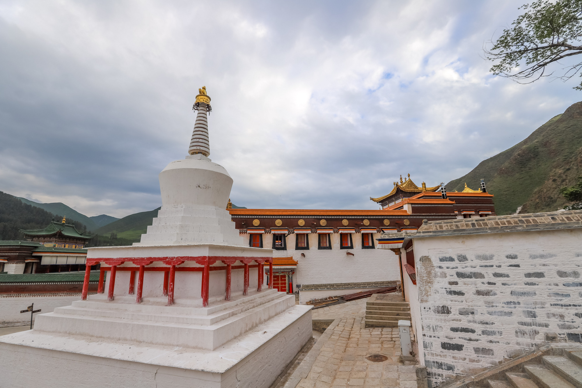 夏河尼姑寺图片