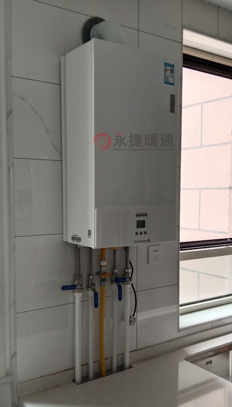 北京通州区后北营家园德地氏ms壁挂炉安装完毕