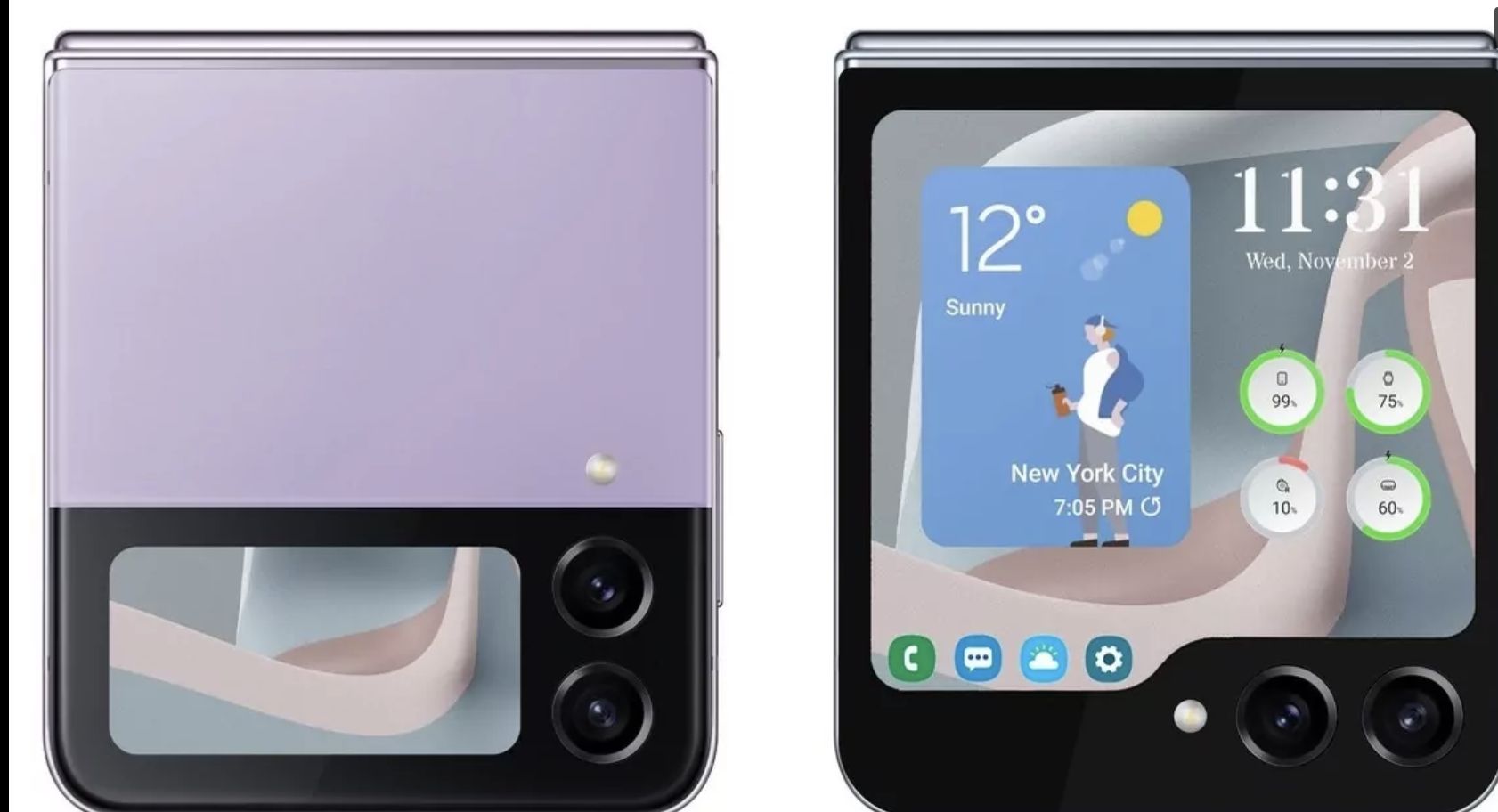 有人建议三星可以为 flip 的封面屏幕提供一些新的小部件和功能.