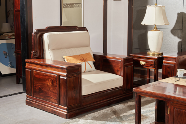 中式家具|中信红木·前言《紫悦华庭沙发》