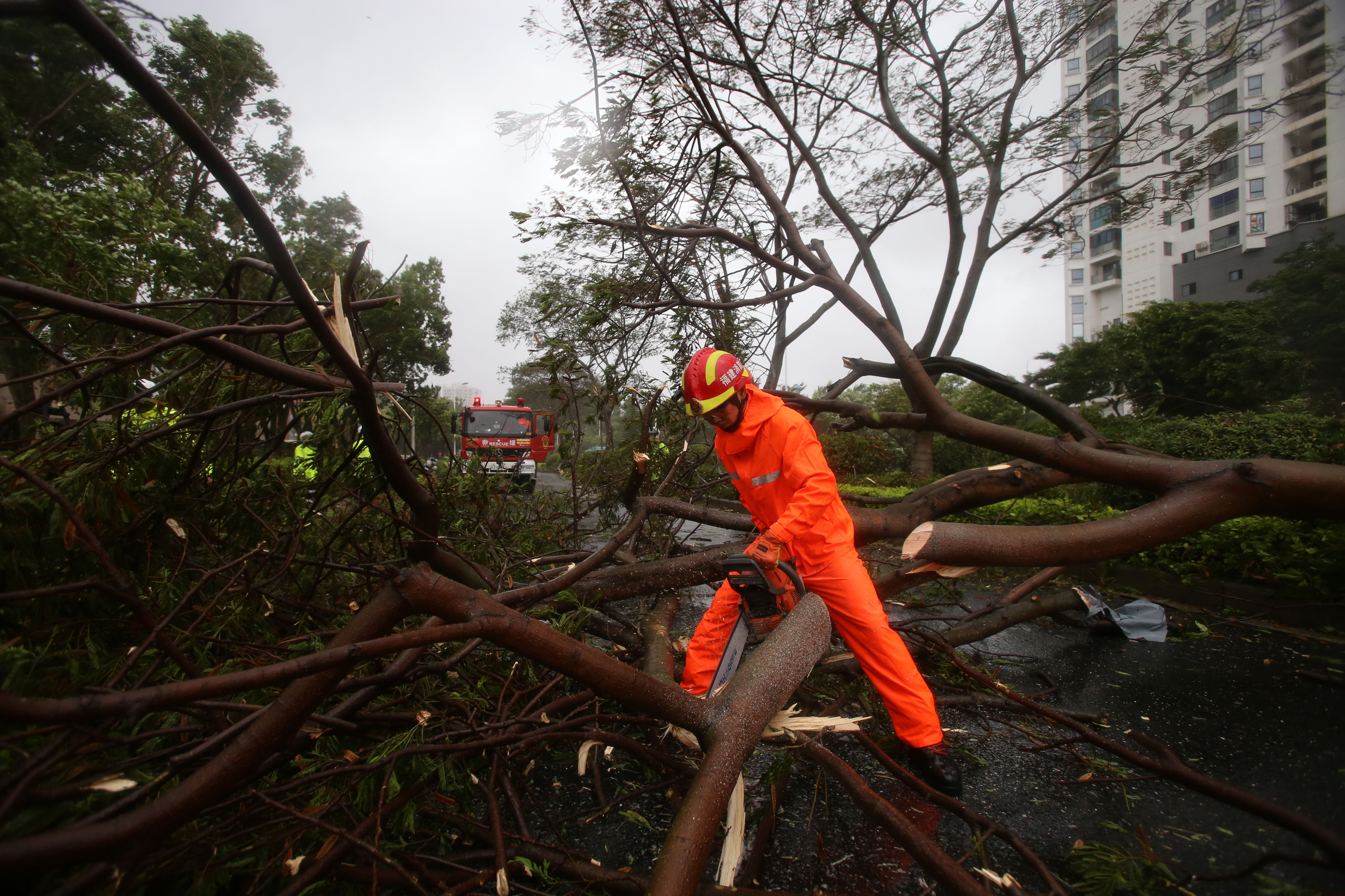 台风"米克拉"登陆福建(15)
