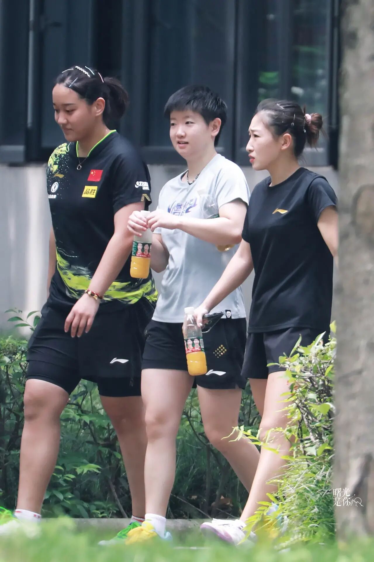 刘诗雯孙颖莎谈笑风生!给小枣格局点赞!无世乒参赛资格仍作贡献