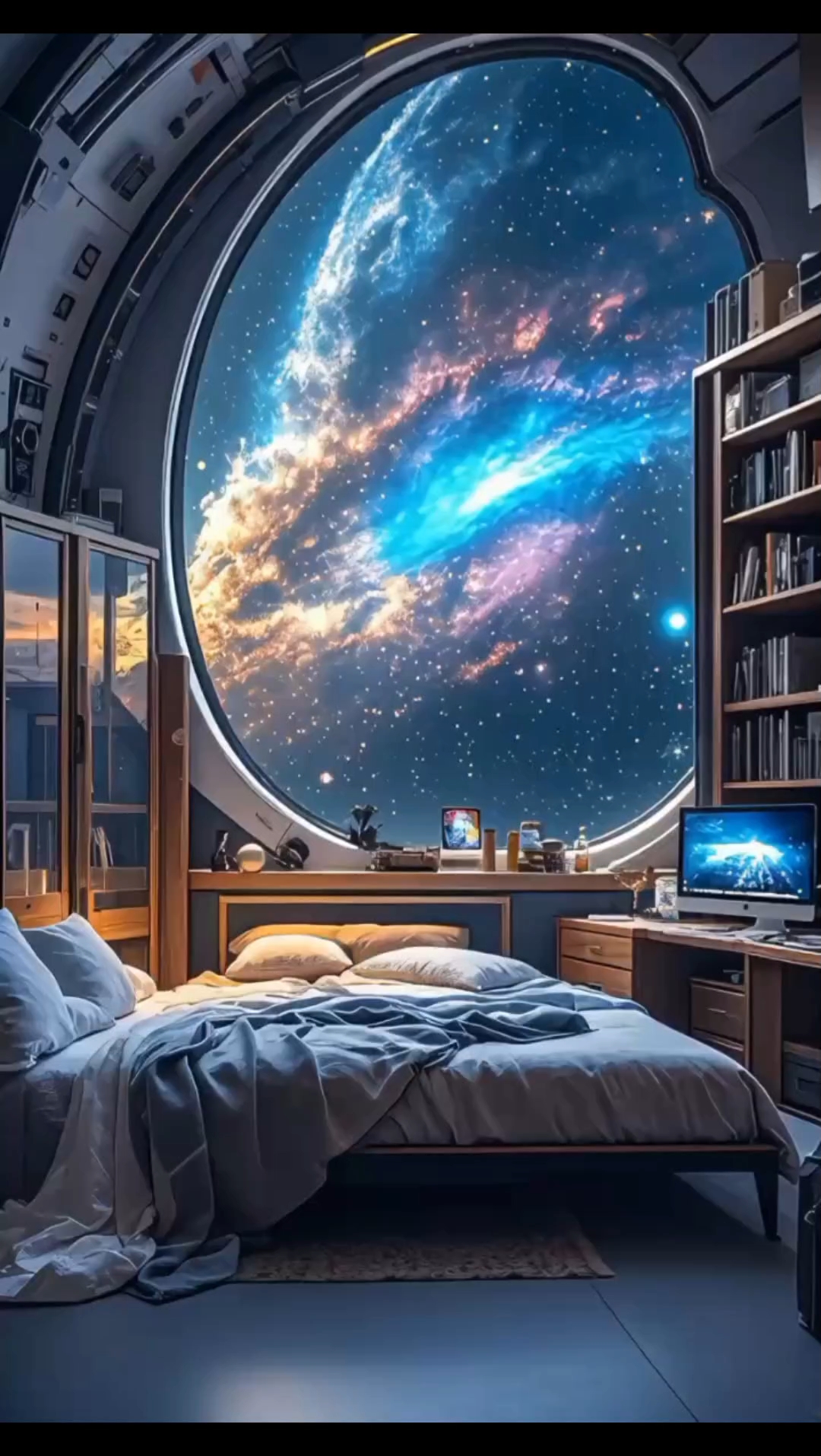 探索宇宙的梦幻卧室,沉浸在星空之中!