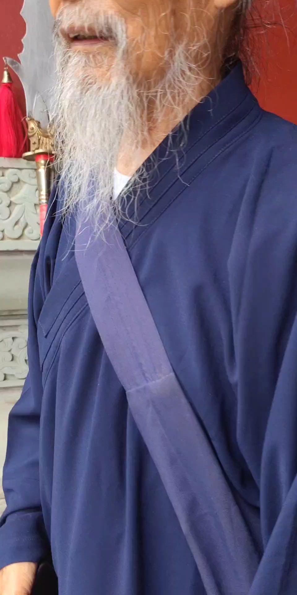 午课偶遇武当山曾老道长