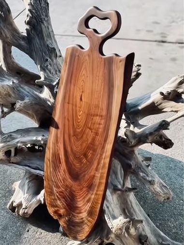 原木砧板制作过程,一起动手,感受手工制作的魅力吧!