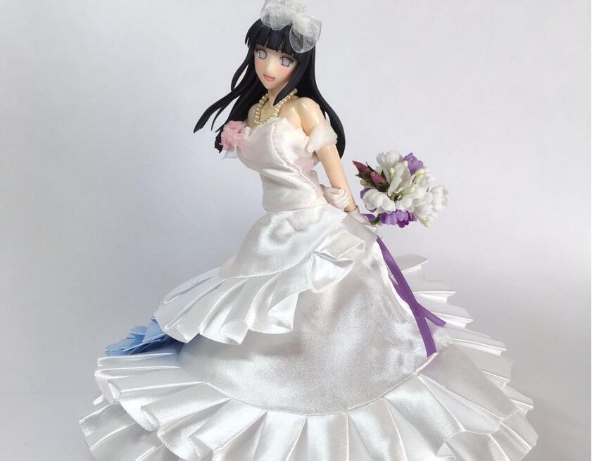 雏田"水晶"婚纱手办,比白无垢还要好看,漫迷:便宜鸣人了