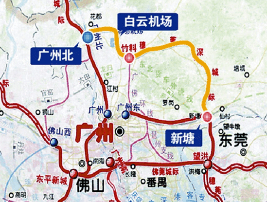 广东这条城际高铁将通车,投资上百亿,从广州北到深圳机场仅需1h