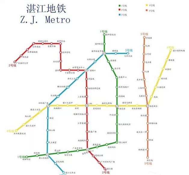 湛江将迎来一条轻轨,建成后将贯穿整个市区,预计2021年开工