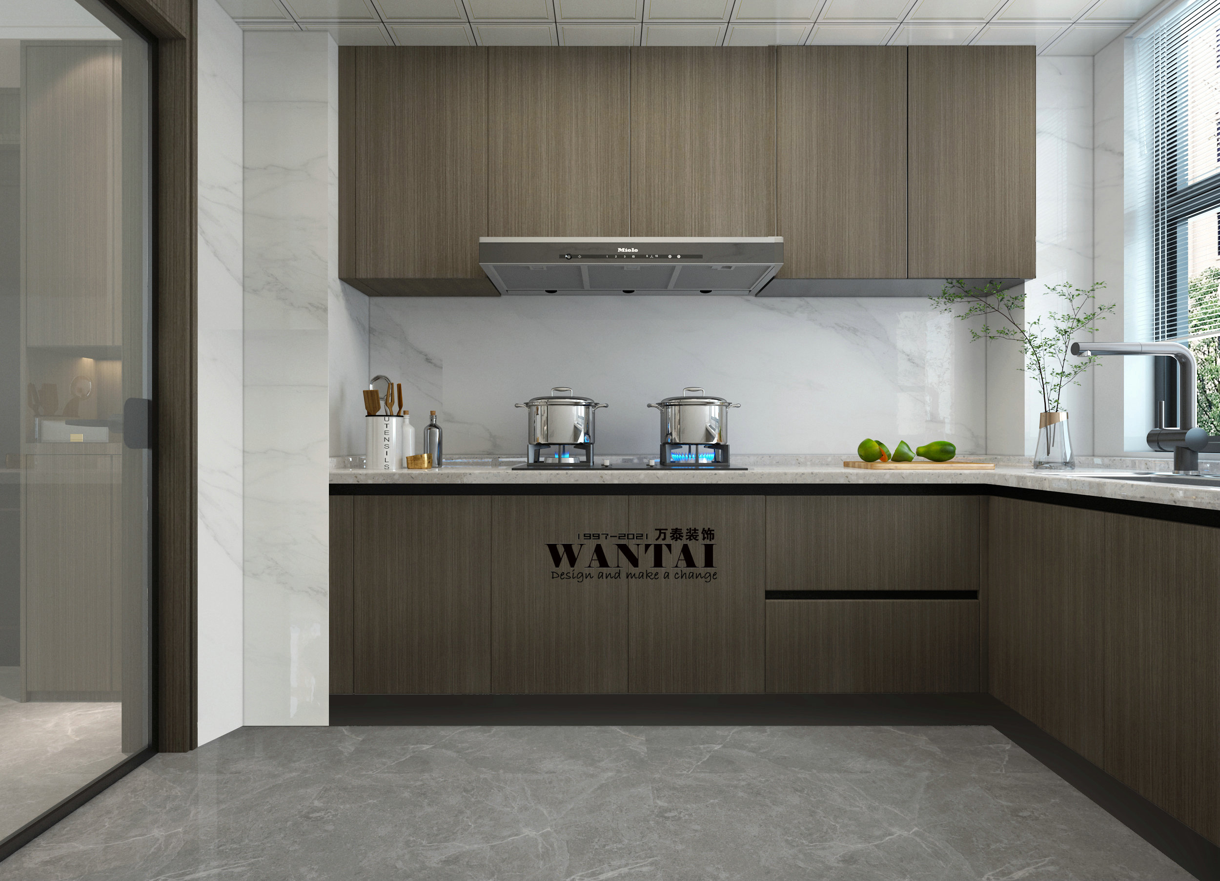 济宁龙城华府118平现代简约风格装修案例图