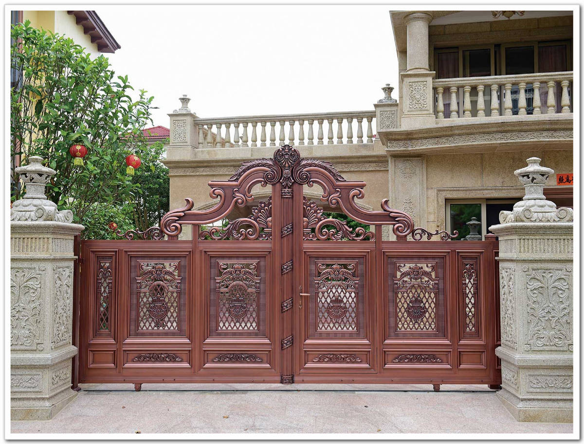 院子大门柱子用什么颜色好?