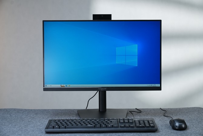 海兰gms40商用一体机评测:大屏办公娱乐神器