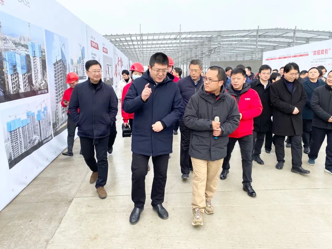 芜湖市委书记单向前率领导班子莅临厦门安科安徽芜湖基地走访调研