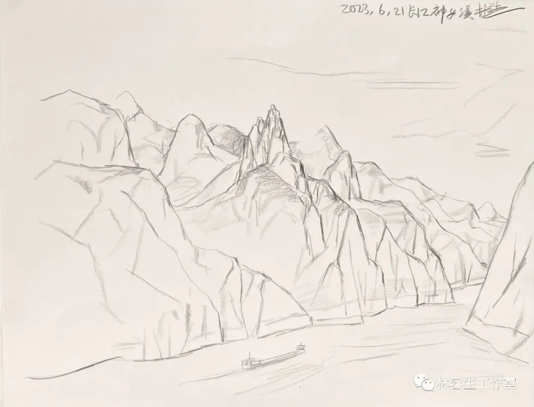 三峡插图简笔画图片