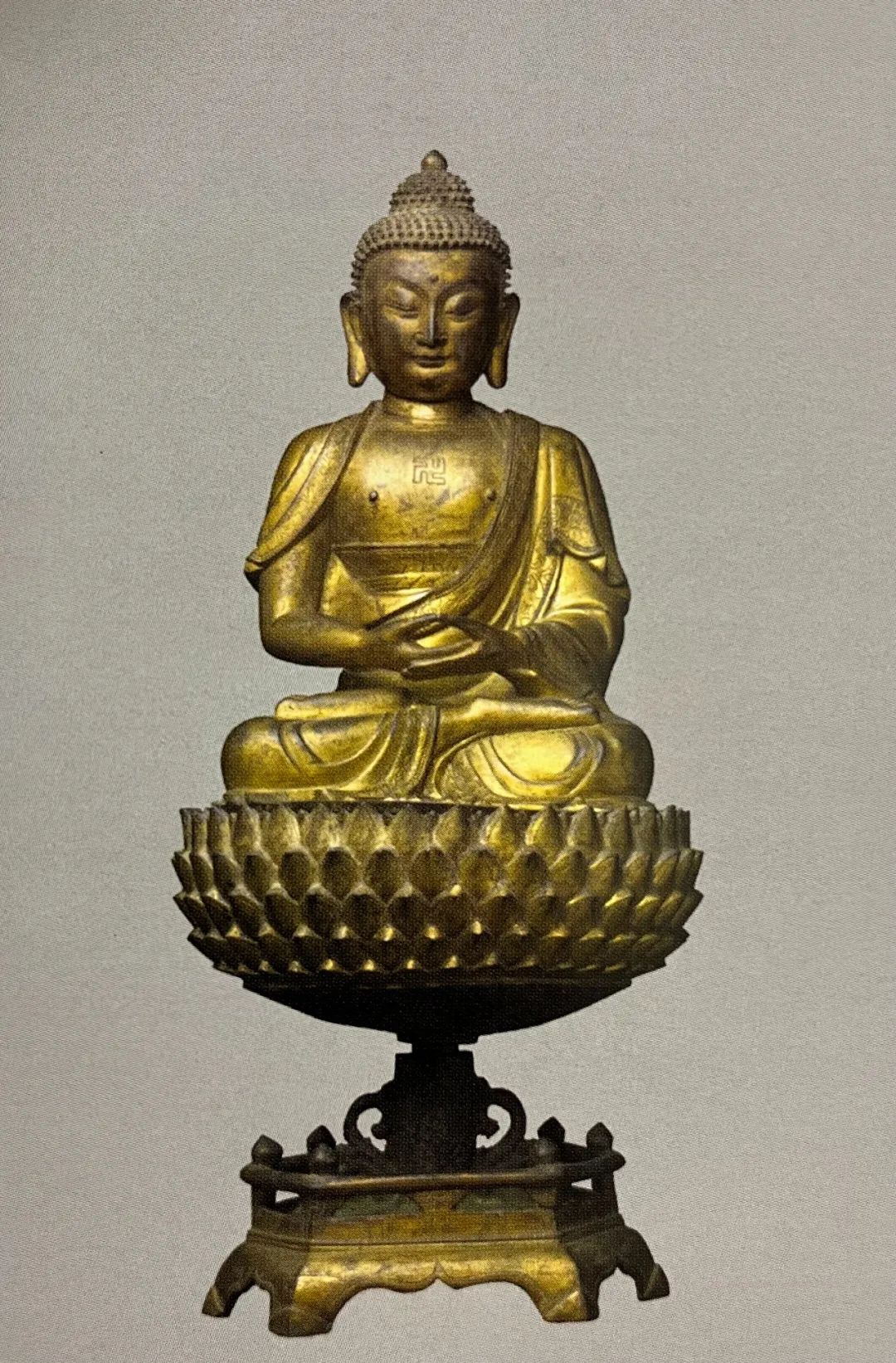 慈航普渡 获福无量——明铜鎏金观音菩萨坐像赏析