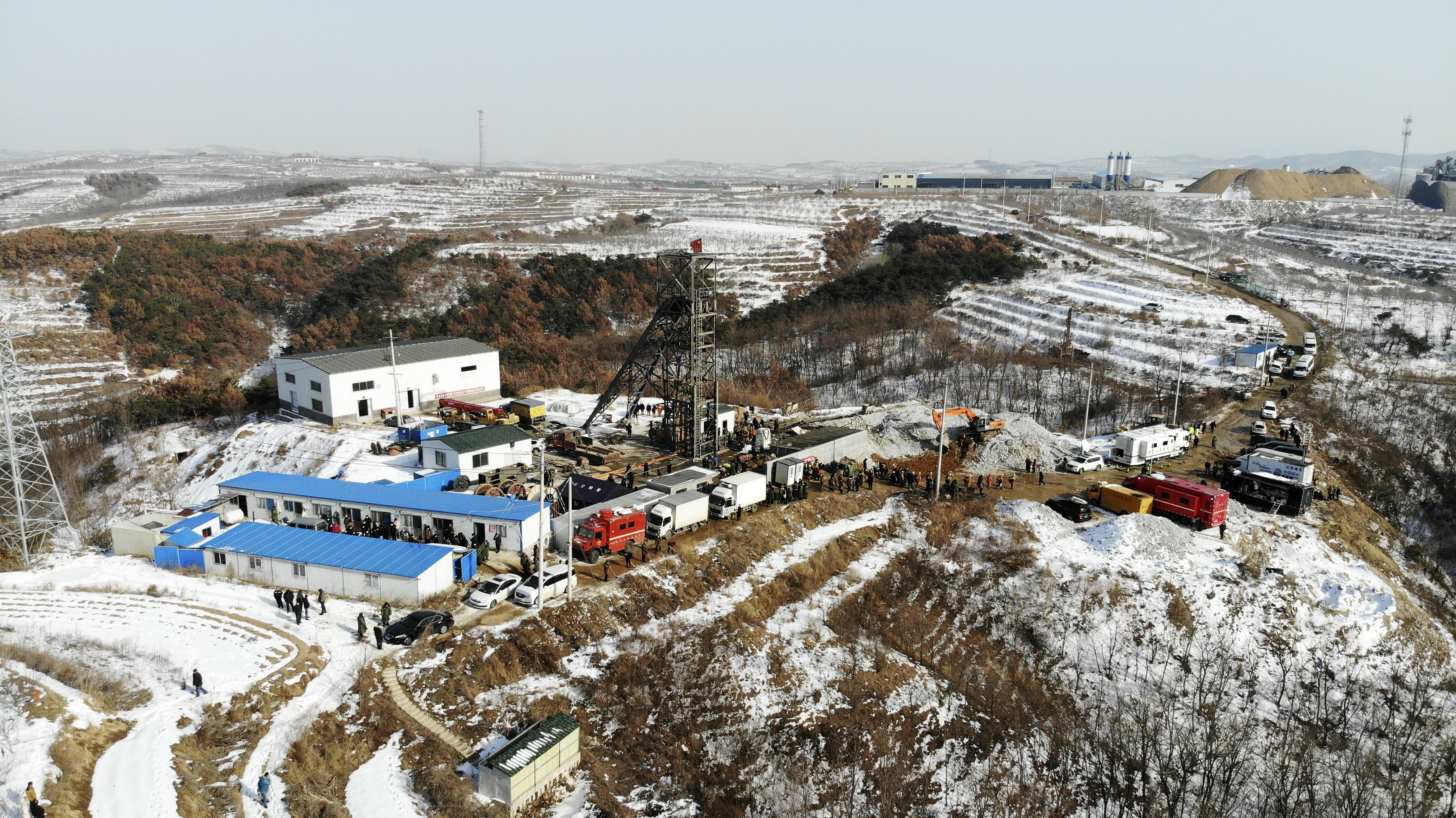 山东笏山金矿救援:井下300米空气质量已达标