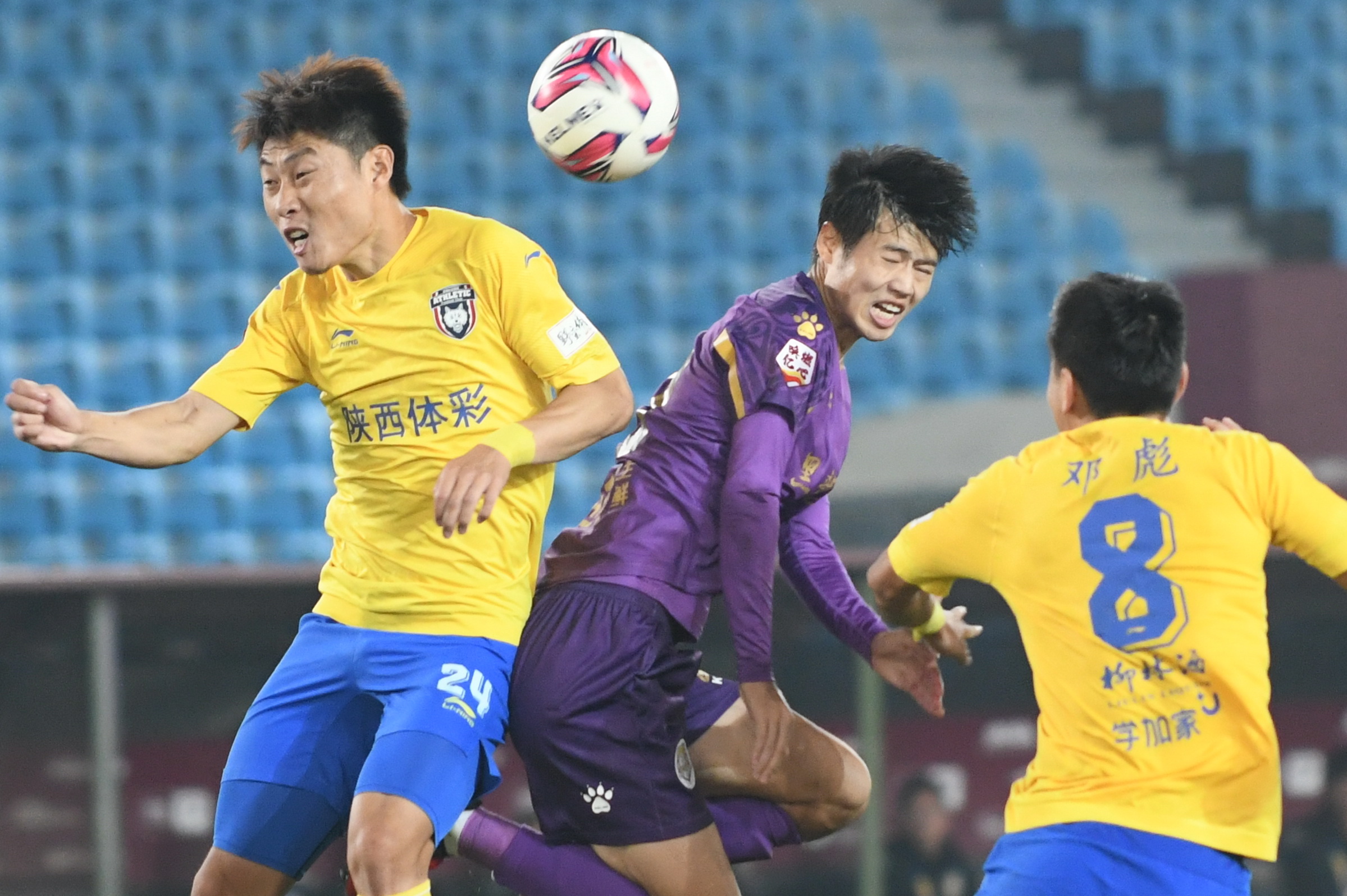 足球——中甲:黑龙江fc平陕西大秦之水