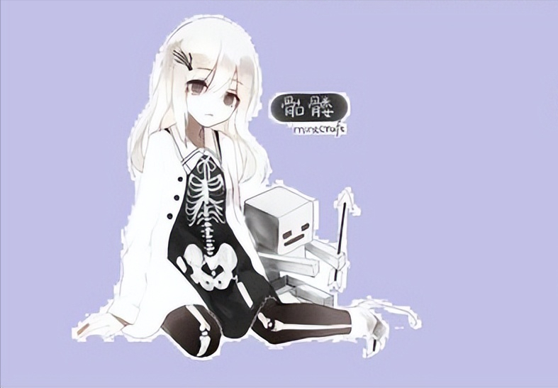 我的世界:将mc的生物都变成萌妹子,玩家:这也太骨感了吧!