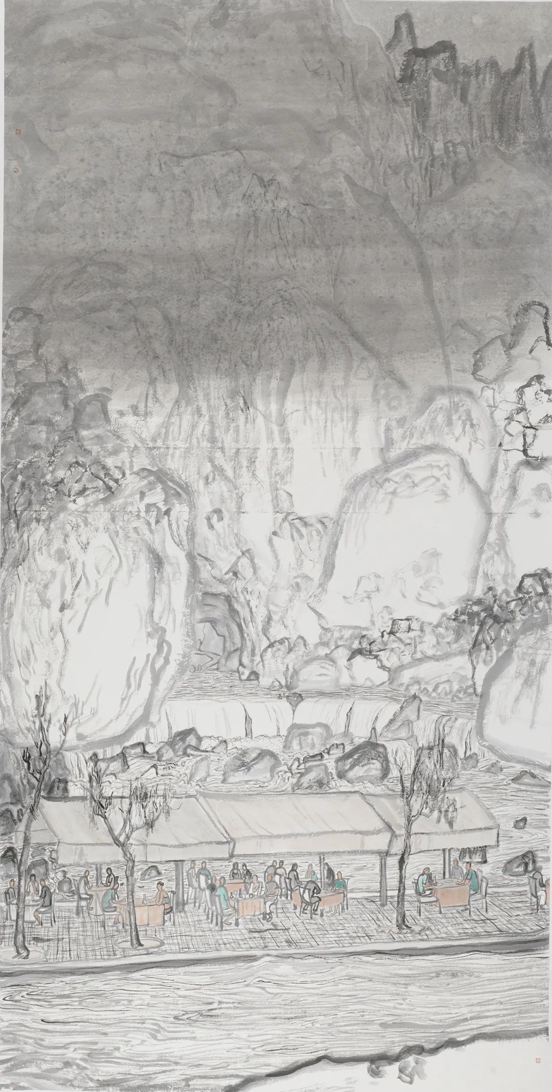 翰墨迎春——方向国画水墨画作品欣赏