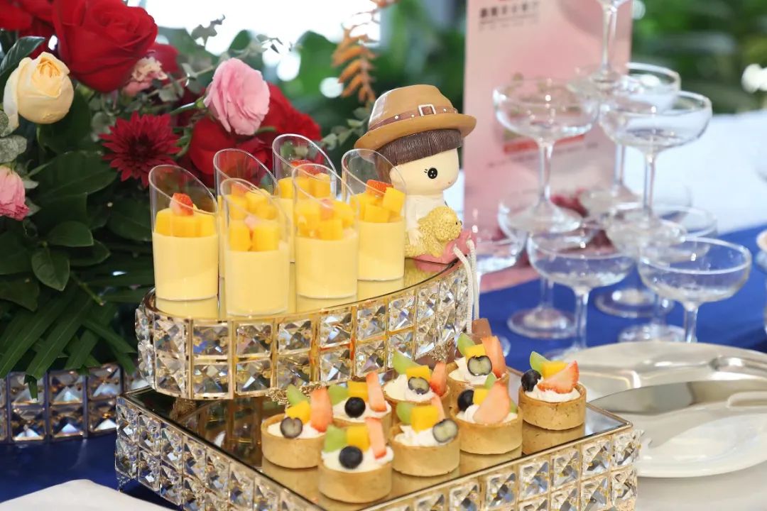 精美的酒会沙龙现场