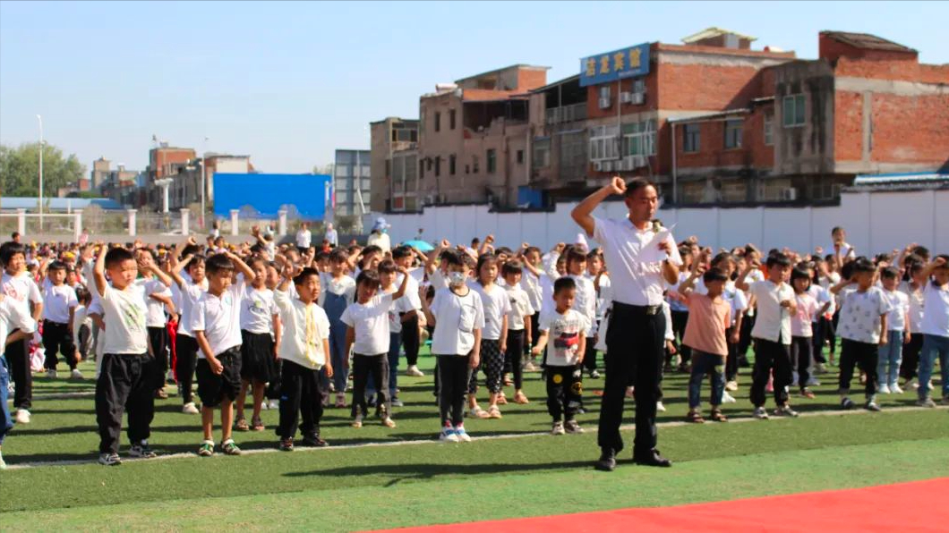 阜南县第十二小学2022年秋季开学典礼暨一年级新生入学仪式