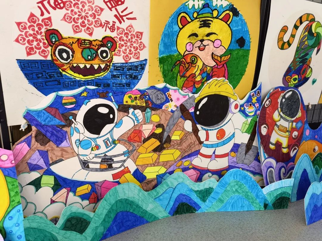 丰台区少年宫(东区)美术专业小学员展示美育成果