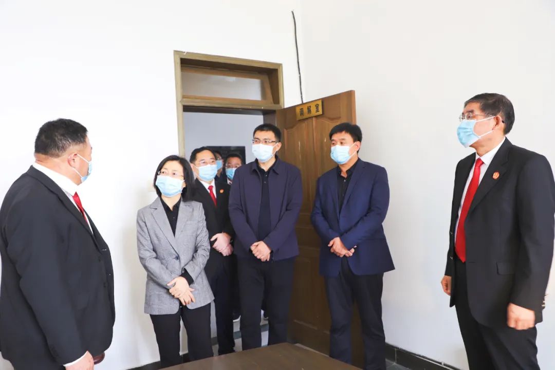 市中院党组书记,院长赵倩到我县调研指导基层人民法庭建设工作
