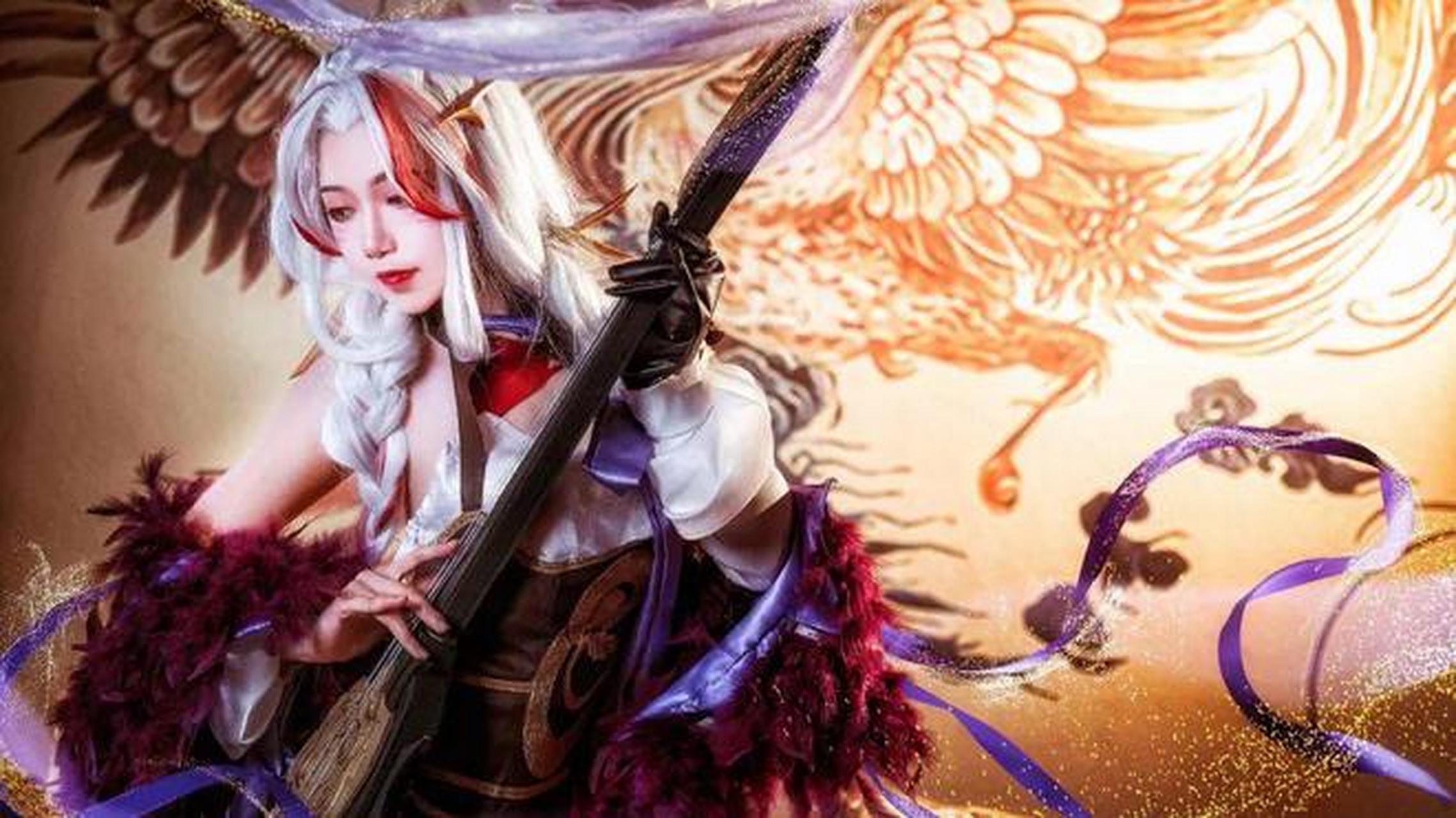 竞燃是你# 王者荣耀杨玉环cos,今天亚运会王者决赛就要开始了