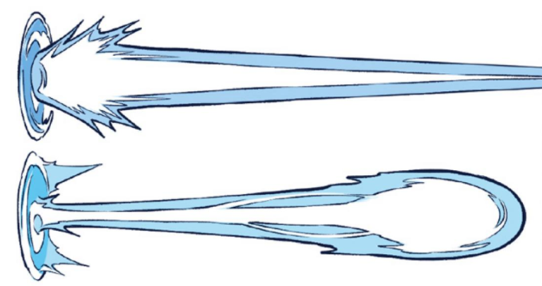 光束攻击特效怎么画?漫画光速冲击波效果的画法!