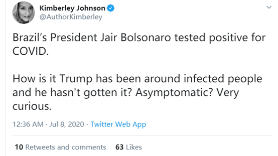 巴西|巴西总统感染新冠肺炎后，美网民发现了个非常“玄学”的事，和特朗普有关
